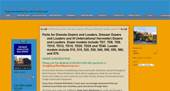 Desktop Screenshot of dozerpartswarehouse.com